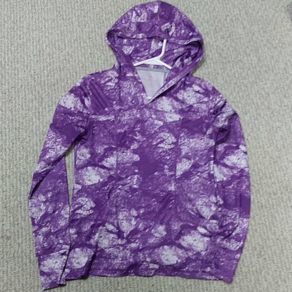 Purple and White Hoodie